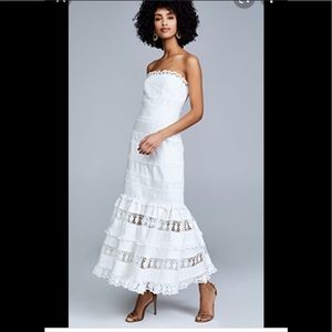 Zimmerman wayfarer paneled cotton midi dress